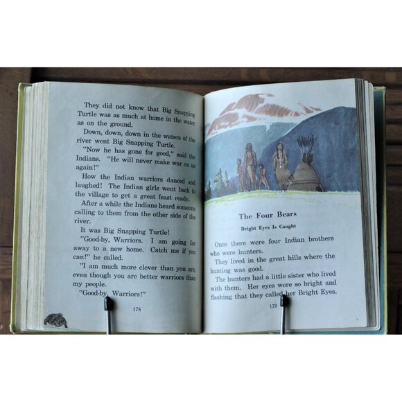 Vintage Textbook, We Grow Up Second Reader, MacMillan Company 1945 New Work-Play - Picture 8 of 9